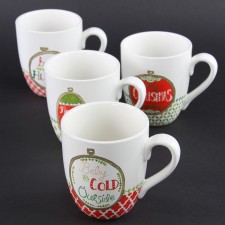 4.5"CERAMIC MUG W/PHRASE A4