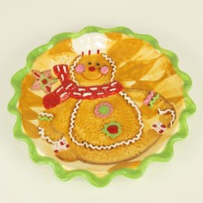 7.5" GINGERBREAD CHEF PLT