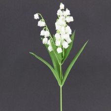 14" LILY OF THE VALLEY BUN.X6