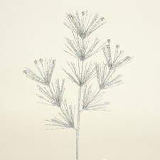 GLT.NEEDLE PINE SPRAY W/PEARLS