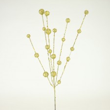 GLIT/BEAD BALL BUN.X6 GOLD