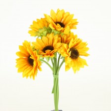 12" SUNFLOWER BOUQUET X6 GOLD