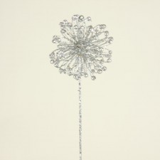 4" GLIT.BALL SPIKE SILVER