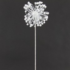 4"GLT.BALL SPIKE WHITE