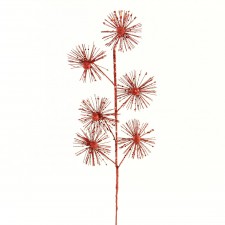 22"GLT.SUNBURST SPRAY RED