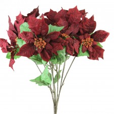 22" POINSETTIA BUSH X12 A4