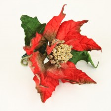 POINSETTIA CLIP ON