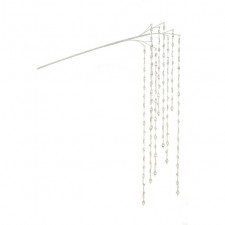75"CLEAR ACRYLIC HANG.SPRAY