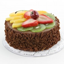 6"X2" FRUIT CHOCOLATE CAKE