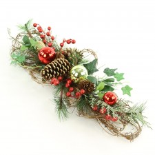 24" BERRIES/CONE CENTERPIECE