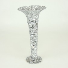 15" CONE SHAPE TREE SILVER