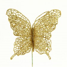 6"GLT BUTTERFLY PICK GOLD A4