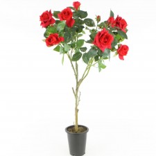 36" ROSE POTTED RED