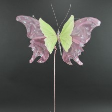 39"BUTTERFLY STEM PINK A4