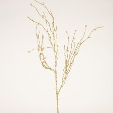 34" GLITTERED SPRAY GOLD