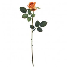 23"NATURAL ROSE SPRAY X1 ORANG
