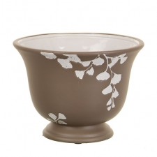 9.5"POT W/MAIDENHAIR PTTRN