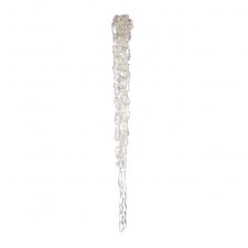 12" CLARITY ICICLE ORNA