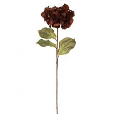 28" HYDRANGEA SPRAY BROWN