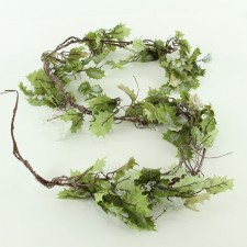 6'SNOW HOLLY ACRYL GARLAND