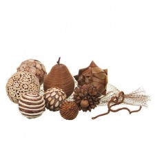 DRIED FRUITS 8PC/BG BROWN