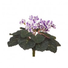 9" RUFFLE VIOLET LAVENDER/WHIT