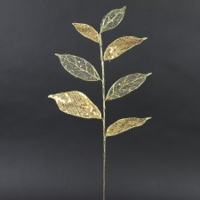 23"SEQUINS LVS SPRAY GLD A4