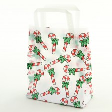 12.5"CANDY CANE FROSTY BAG CLR