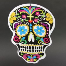12"DIA DE LOS MUERTOS SKULL