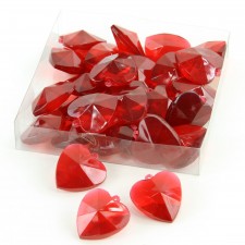 1"CRYSTAL HEART RED 28/BX A4