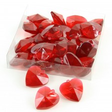 1"CRYSTAL HEART RED 28/BX A4