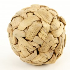 4" WOVEN BALL NATURAL