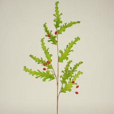 31" ACANTHUS SPRAY RED/GRN/RED
