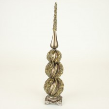 18"BEADED VANDERBILT TOPIARY