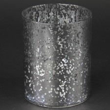 4" AGED GLASS VOTIVE