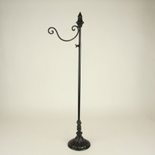 36" ADJ.WREATH STAND BLACK