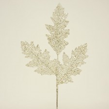 27.5" GLITTER LEAF SPRAY