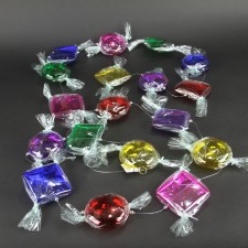 9' CANDY GUMDROPS GARLAND MULT