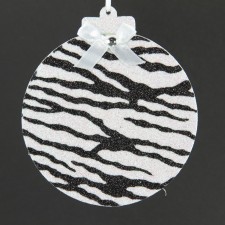 5.5" ZEBRA FLAT ORN A4