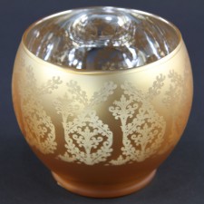 4.25"X3.25"DAMASK VOTIVE