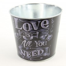 4" "LOVE IS ALL YOU NEED" POT