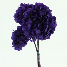 16" HYDRANGEA 3/BU PURPLE