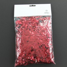 10MM MX GLITTER 100G/BG RED