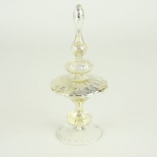 GLASS TABLE PIECE A.SILVER