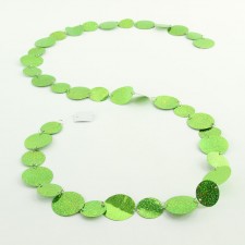 6' DISC.ROPE GARLAND GREEN