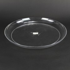 18" DESIGNER DISH 6/CS CRYSTAL