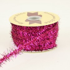 .05"X10YD TINSEL GARLAND FUCH