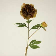 31"PEONY W/BUD SPRAY TOP.BRWN