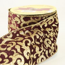 4" BG VELVET W/LAMOUR/GLD SE