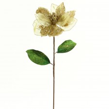 27" SHEER/GLITZ MAGNOLIA STEM